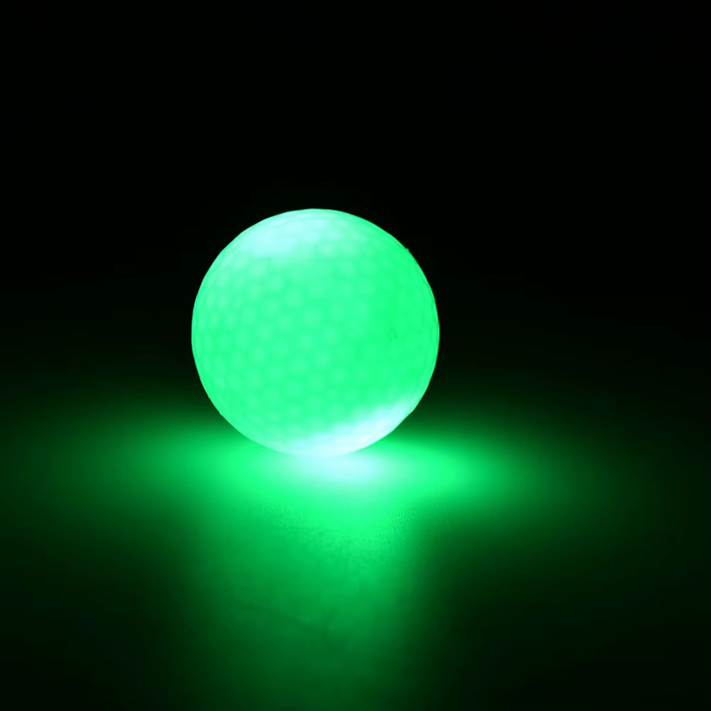 5Pcs Glow Golf Balls for Night Sports Tournament Fluorescent Glowing in the Dark Golf Ball Long Lasting Bright Luminous Balls