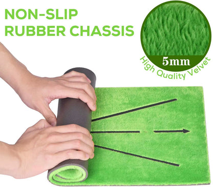 Golf Training Mat Swing Track Practice Marking Pad Detection Batting Ball Trace Directional Mat 30X60CM Golf Swing Practice Mats