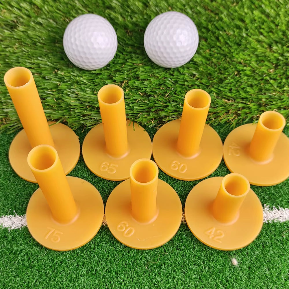 5Pcs/Set Rubber Golf Tee Training Practice Ox Tendon Tee Golf Ball Holders