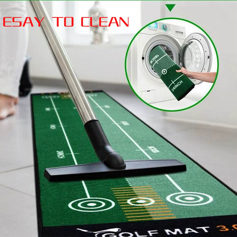 50X300Cm Golf Putting Green Mat Indoor Equipment for Home Office Indoor Mini Golf Putting Training Mat
